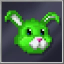 Green Bunny Mask