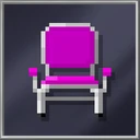 Pink Metal Chair