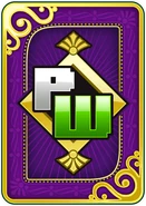 The card back as it appears in the card game.