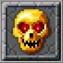 Golden Skull Block