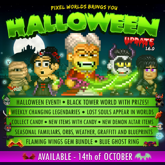 Halloween Event Pixel Worlds Wiki Fandom