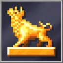 Golden Ox Statue