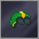 Green Half-Head Mask