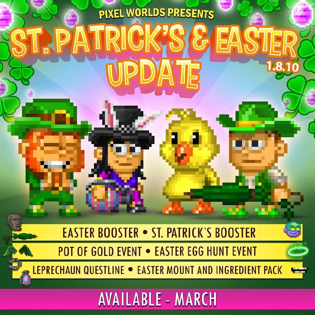 St. Patrick's Event | Pixel Worlds Wiki | Fandom
