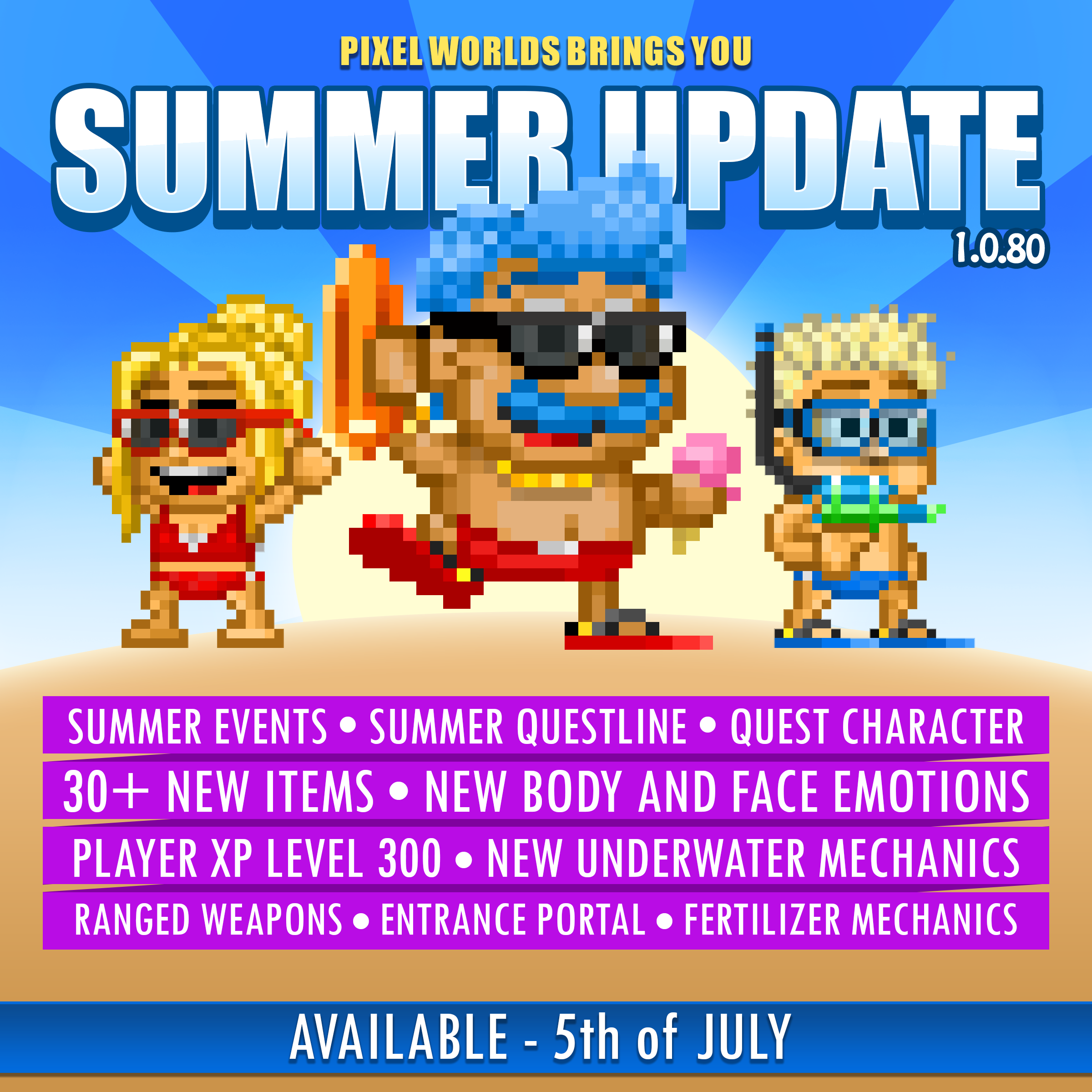 Summer Event | Pixel Worlds Wiki | Fandom