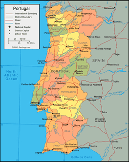 Portugal-map