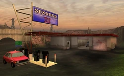 Outside view of Sexxoco from the .