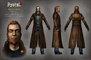 Render of the Postal Dude's beta model in Postal III, made by Josh Leichliter.
