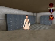 Nurse in the Clinic's Reception.