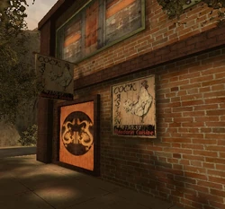 Entrance to Cock Asian.