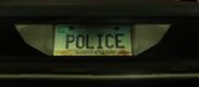 Postal 2 Police car license plate