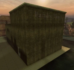 The  building as seen from the .