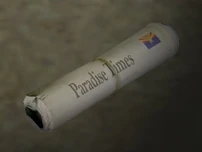 The Paradise Times newspaper.