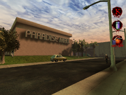 Pardise Mall seen from Trainyard area.