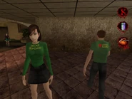 Two Vegetarians in Office Complex.