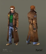 Full-body render of the Postal Dude's character model in Postal III.