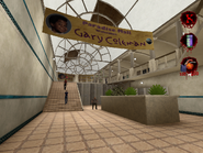 East Mall during Tuesday with banners featuring Gary Coleman.