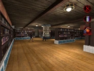 Interior of the Library.