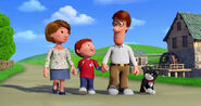 Pat and his family
