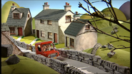 The small-scale model in ”Postman Pat's Magic Christmas”