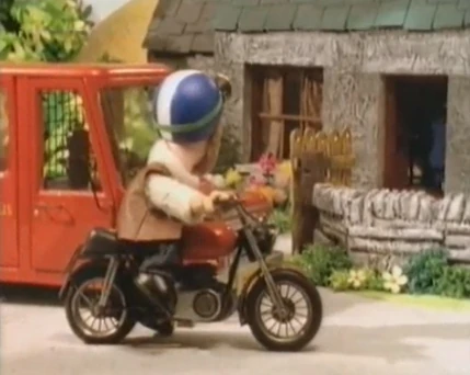 postman pat motorbike