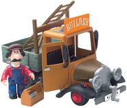 Ted Glen action figure with his Lorry