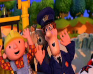 Postman Pat with "Bob the Builder" on "Children in Need" in 2009