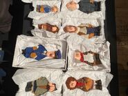 Some of the puppets on display at the Puppet Masters Animation Conference at the Waterside Arts Centre in 2021.