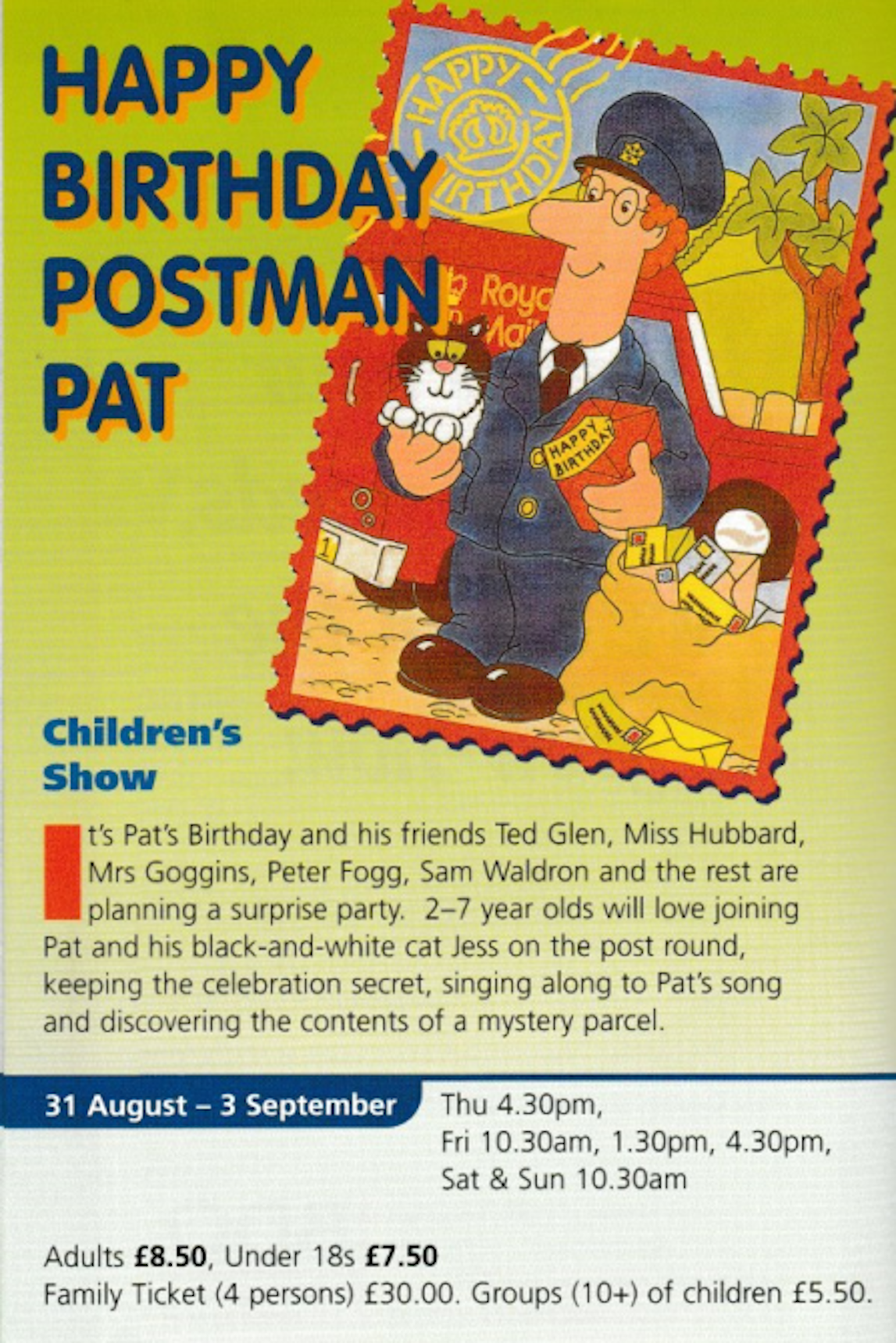 Happy Birthday Postman Pat | Postman Pat Wiki | Fandom