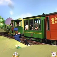 postman pat train track