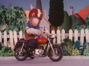 The motorbike in 'Gran'