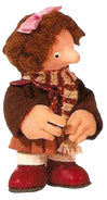 The puppet as used in Series 1, Series 2 and the specials.