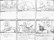 Storyboards for the episode