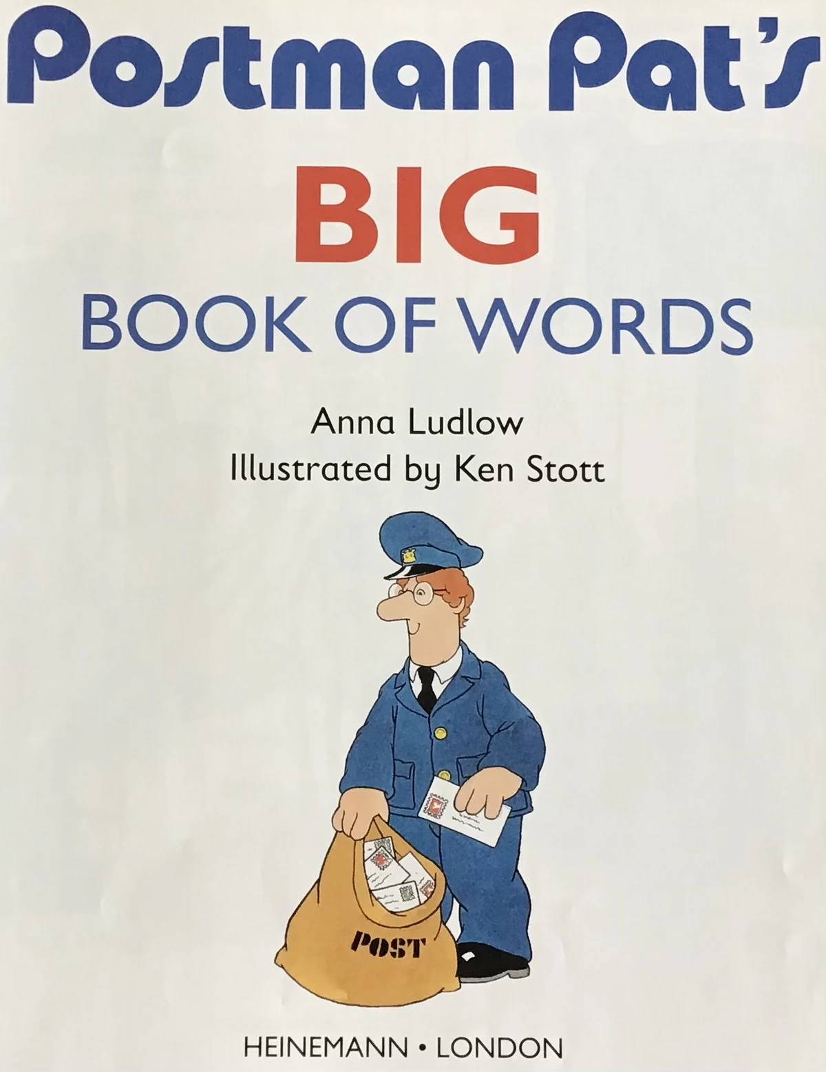 Postman Pat's Big Book Of Words Postman Pat Wiki Fandom