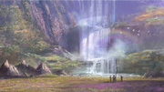 Tython concept waterfalls