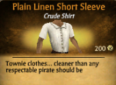 Plain Linen Short Sleeve (Required but with Option 2)