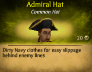 M Admiral Hat