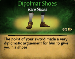 Diplomat shoes (Recommended if you have them)