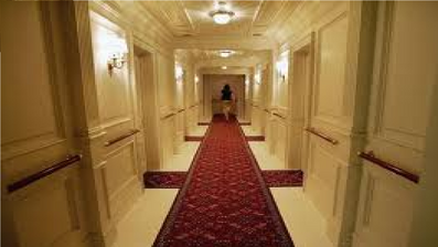 First class hallway