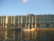 Winter palace of russian tsars