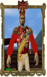 This is the young Prince Leon with his war outfit of royalty