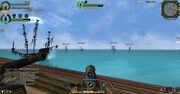 Undead island sea battle