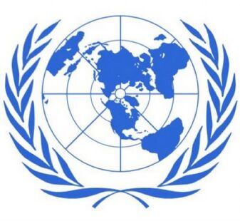 The United Nation's Flag.