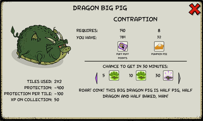 Dragon big pig