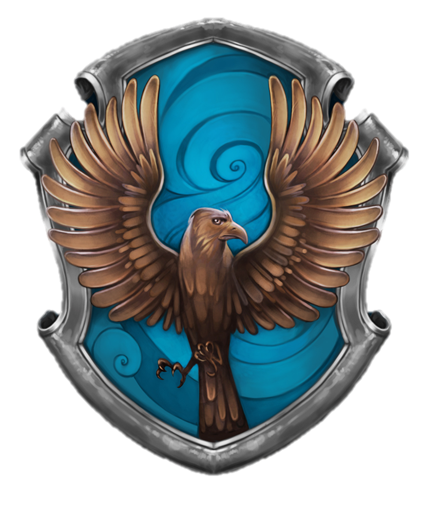 Harry Potter: Brasão Corvinal/ Ravenclaw (Colar Corrente)