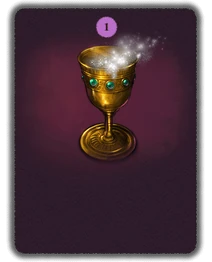 The foaming, frothing, silvery liquid that sparkles as though containing ground diamonds.