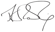 J.K Rowling' s Signiture
