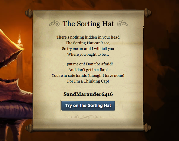 How to game Pottermore's official Sorting Hat quiz