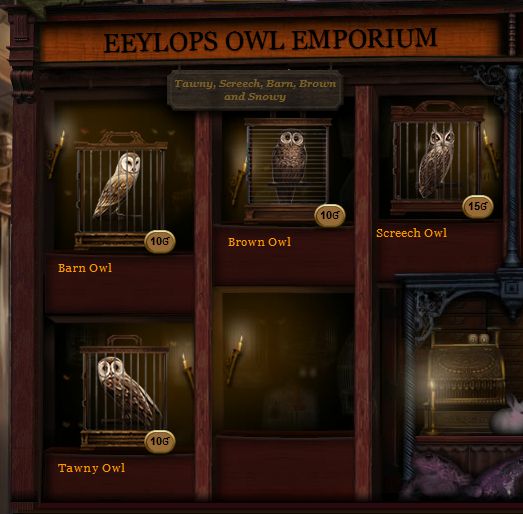 Owls, Pottermore Wiki