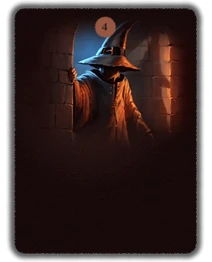 Withdraw into the shadows to await developments, while mentally reviewing the most appropriate defensive and offensive spells, should trouble occur?